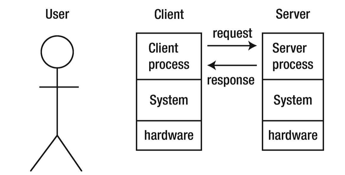 The client-server system
